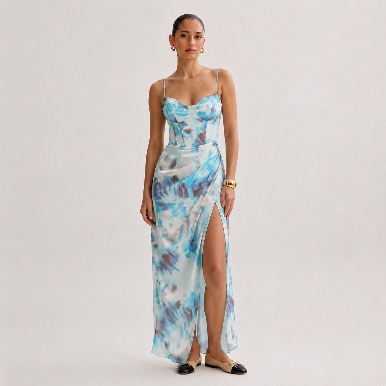 Olyva - Kleid mit Beinschlitz
