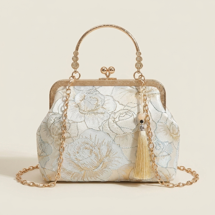 OLYVA – Amélie Gold Clutch