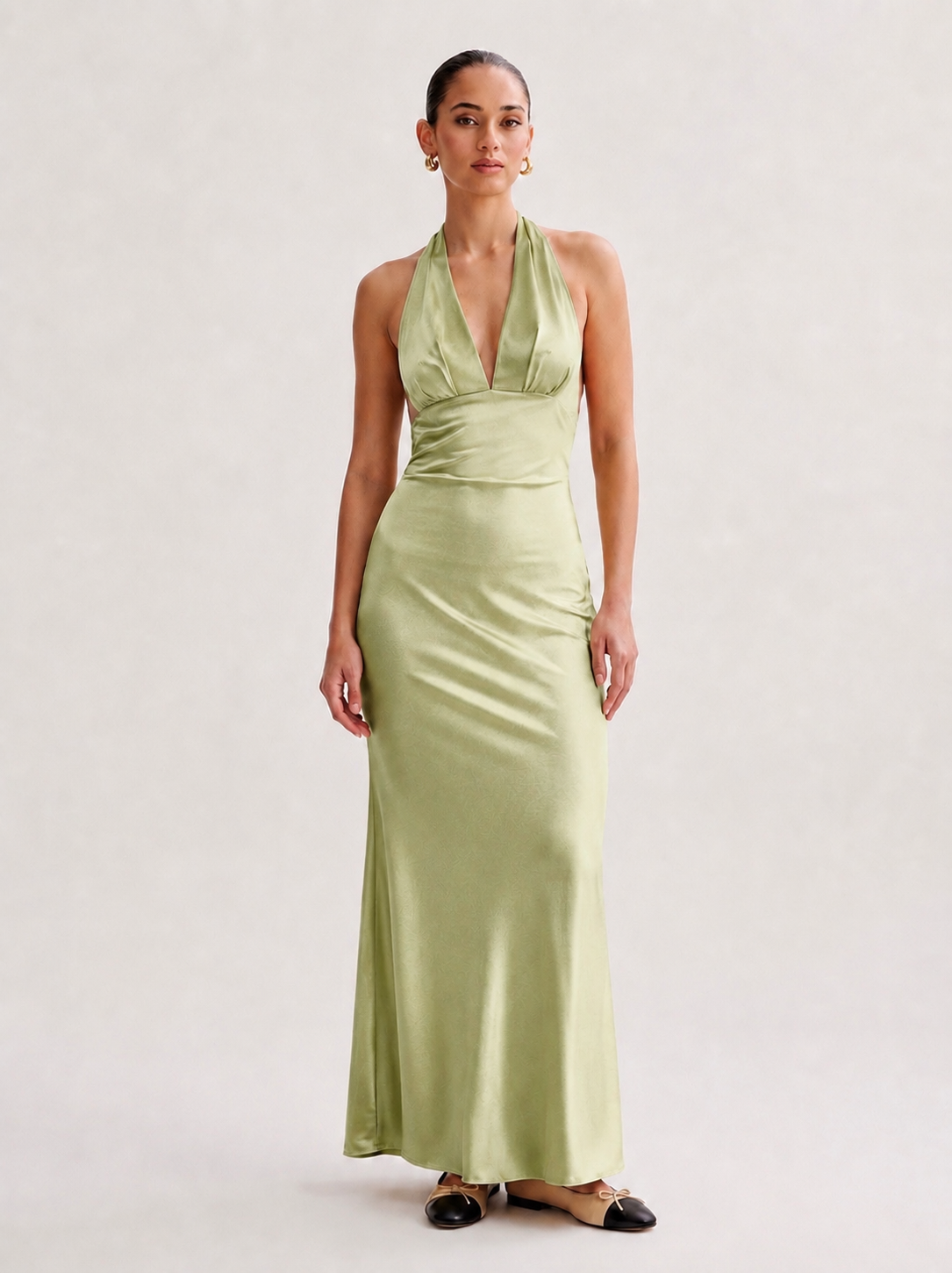 OLYVA - Fließendes Sommer-Maxikleid