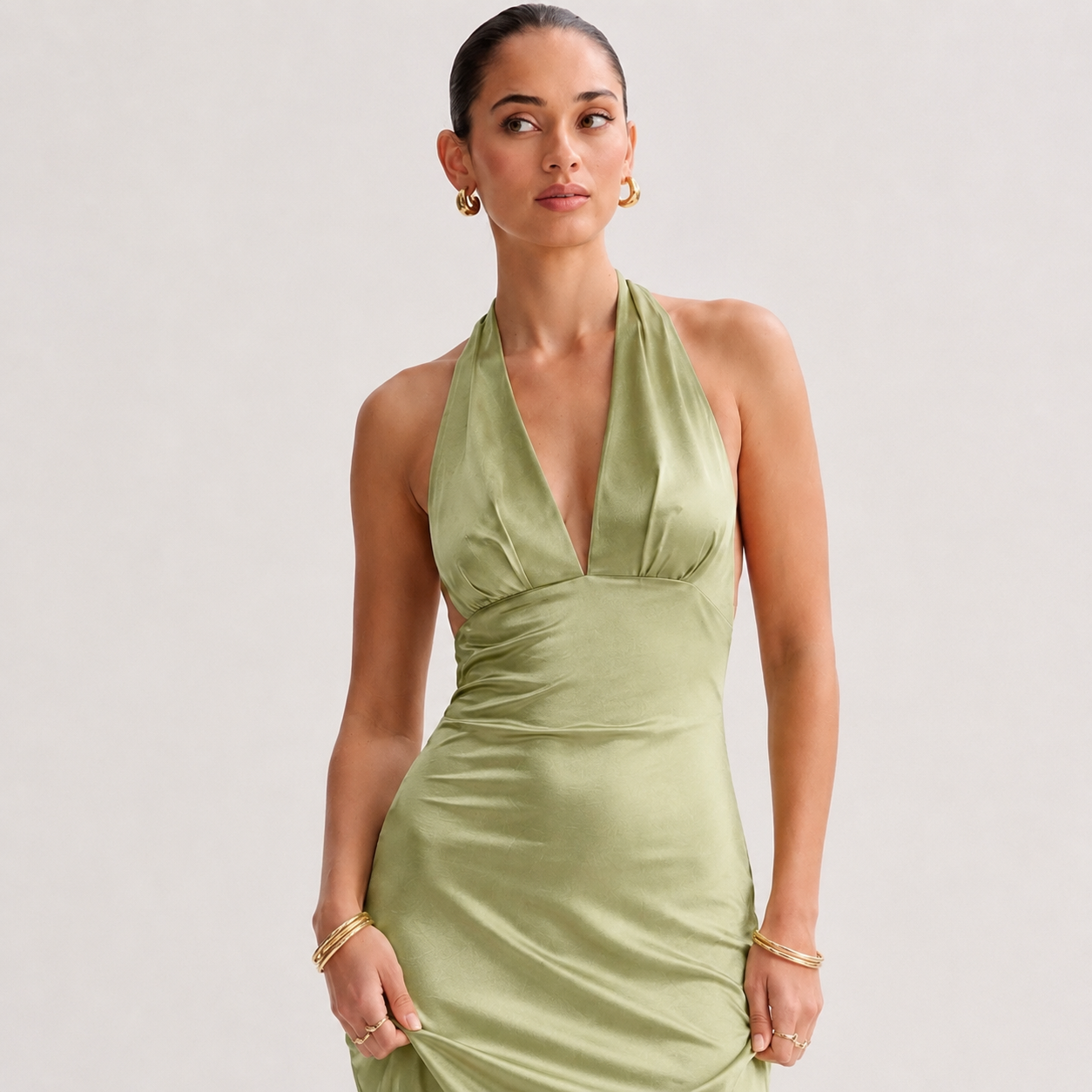OLYVA - Fließendes Sommer-Maxikleid