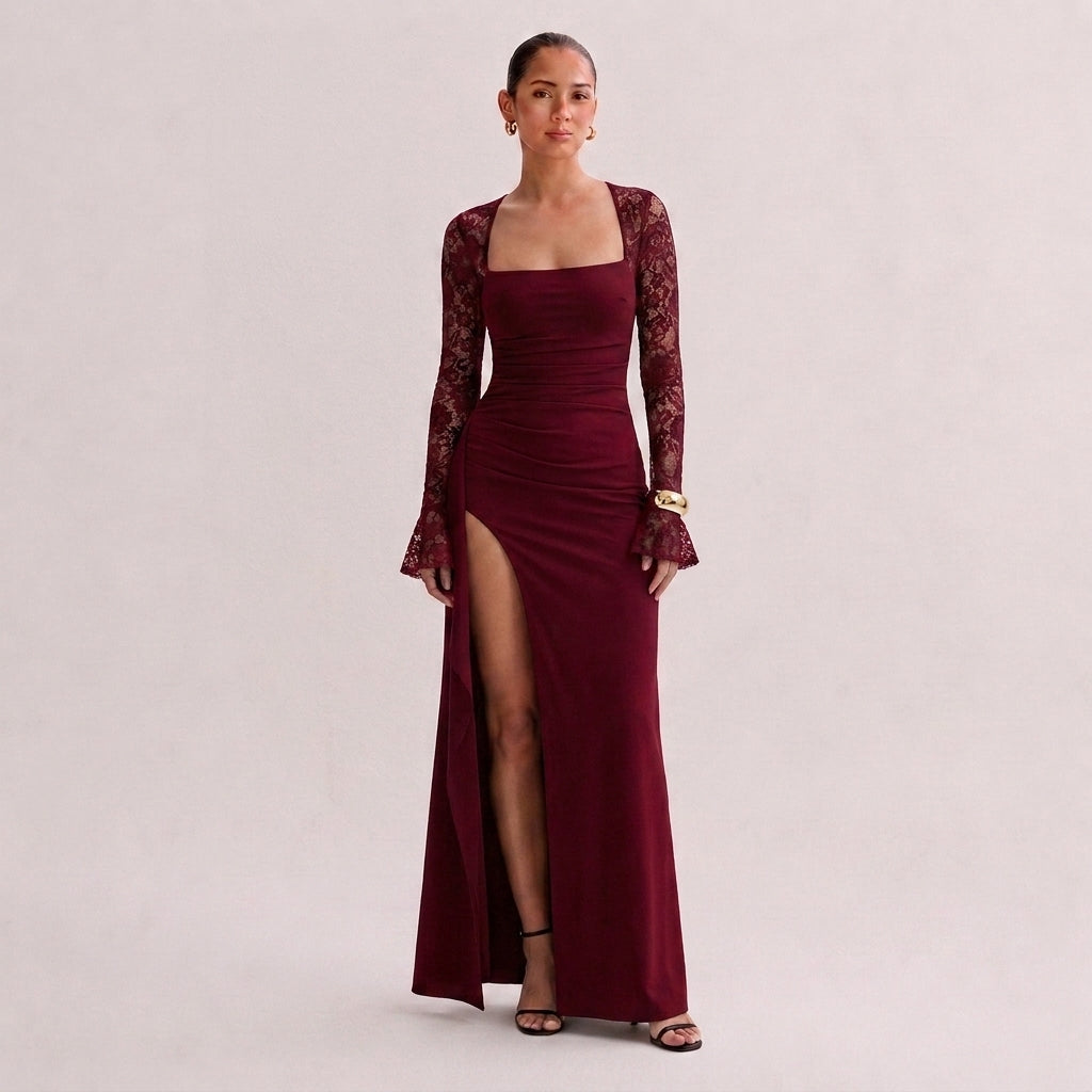 OLYVA – Noelle Spitzen-Abendkleid