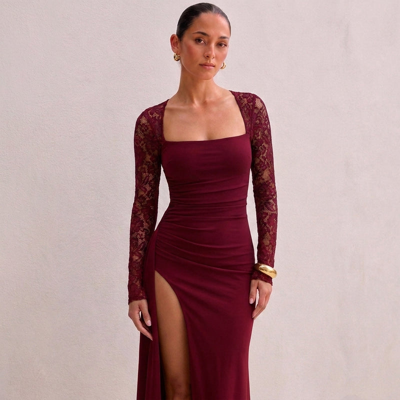 OLYVA – Noelle Spitzen-Abendkleid